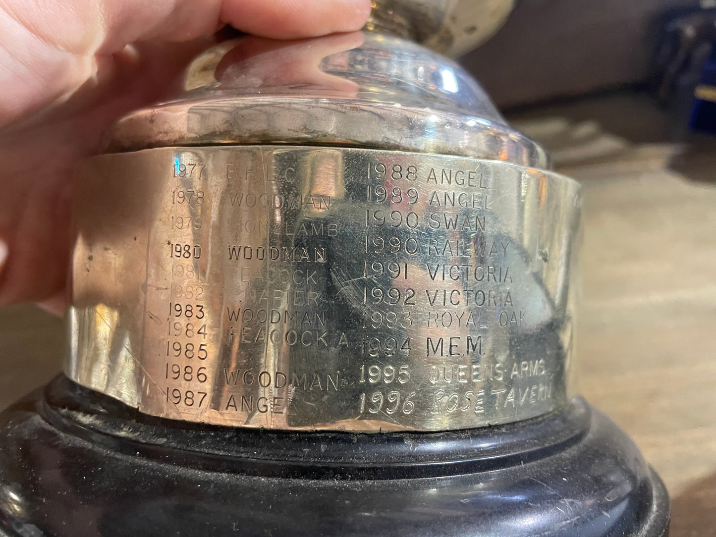 Vintage Silver Trophy, Highgate Domino League