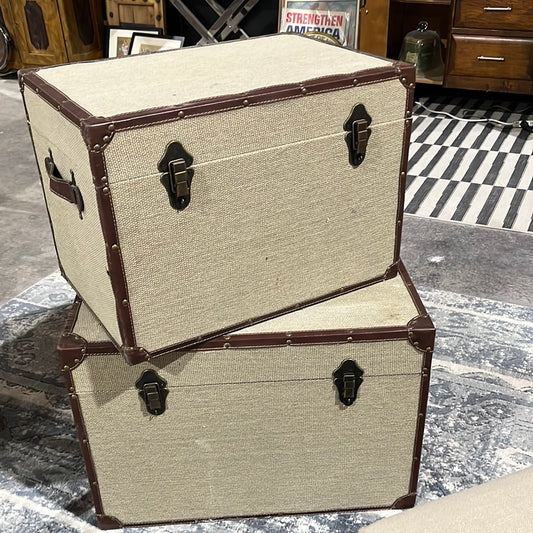 Khaki Trunk Set of 2