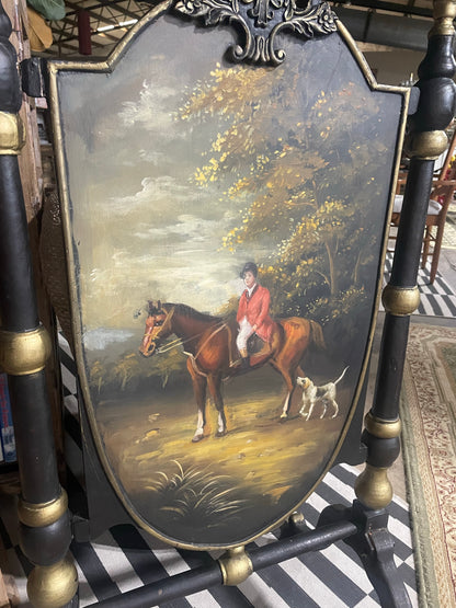 Horse & Hound Fire Screen