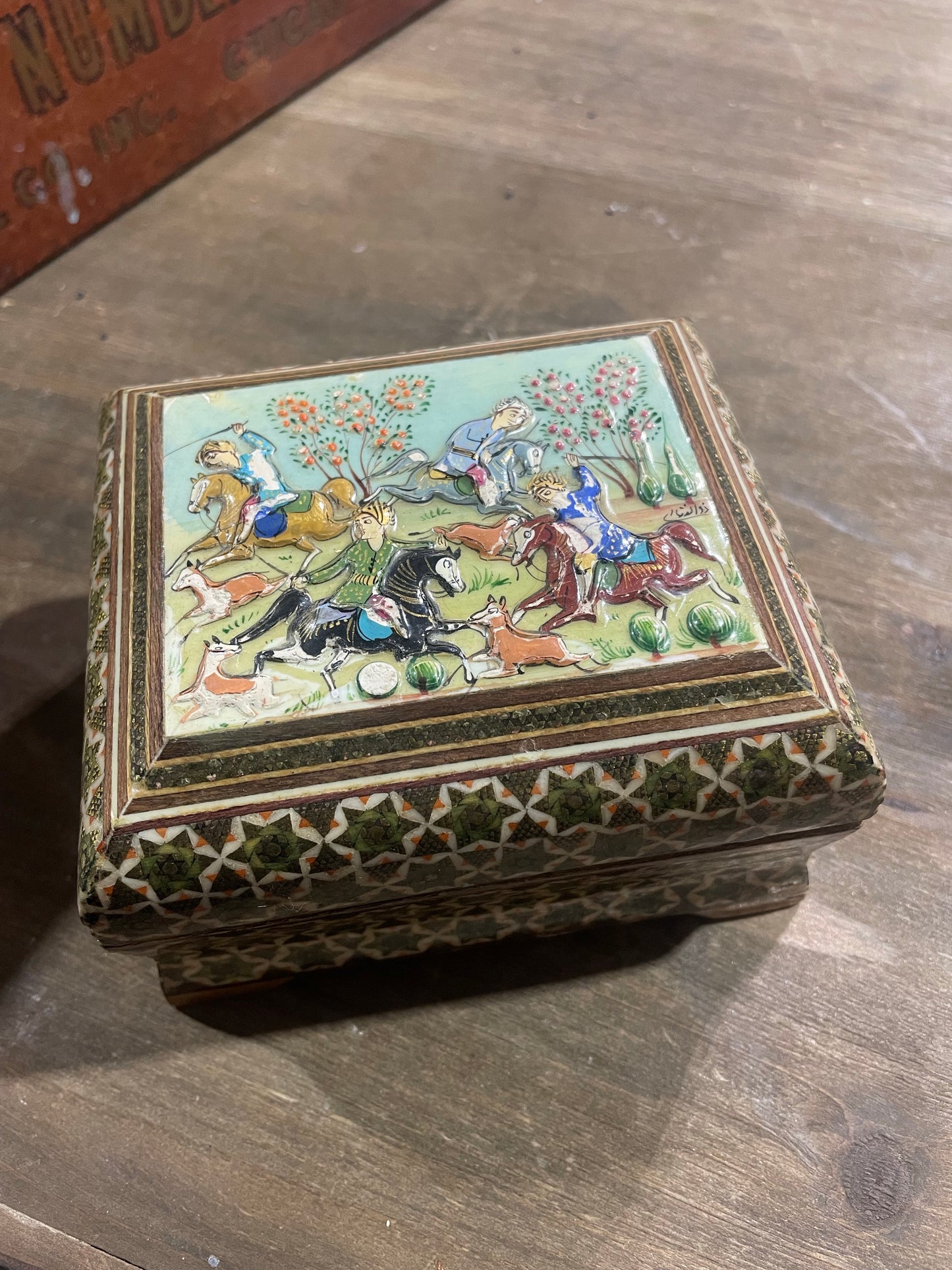 Inlaid Antique Box, Northern Ireland