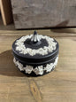 Wedgewood Black Lidded Trinket