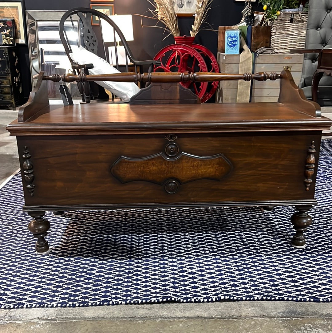 Vintage Wooden Quilt Box