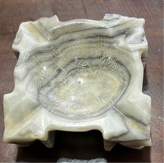 Vintage Alabaster Ash Tray