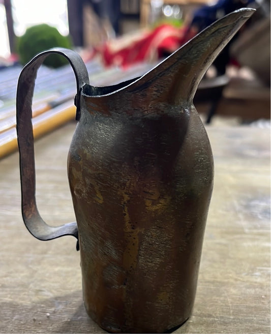 Primitive Copper Creamer