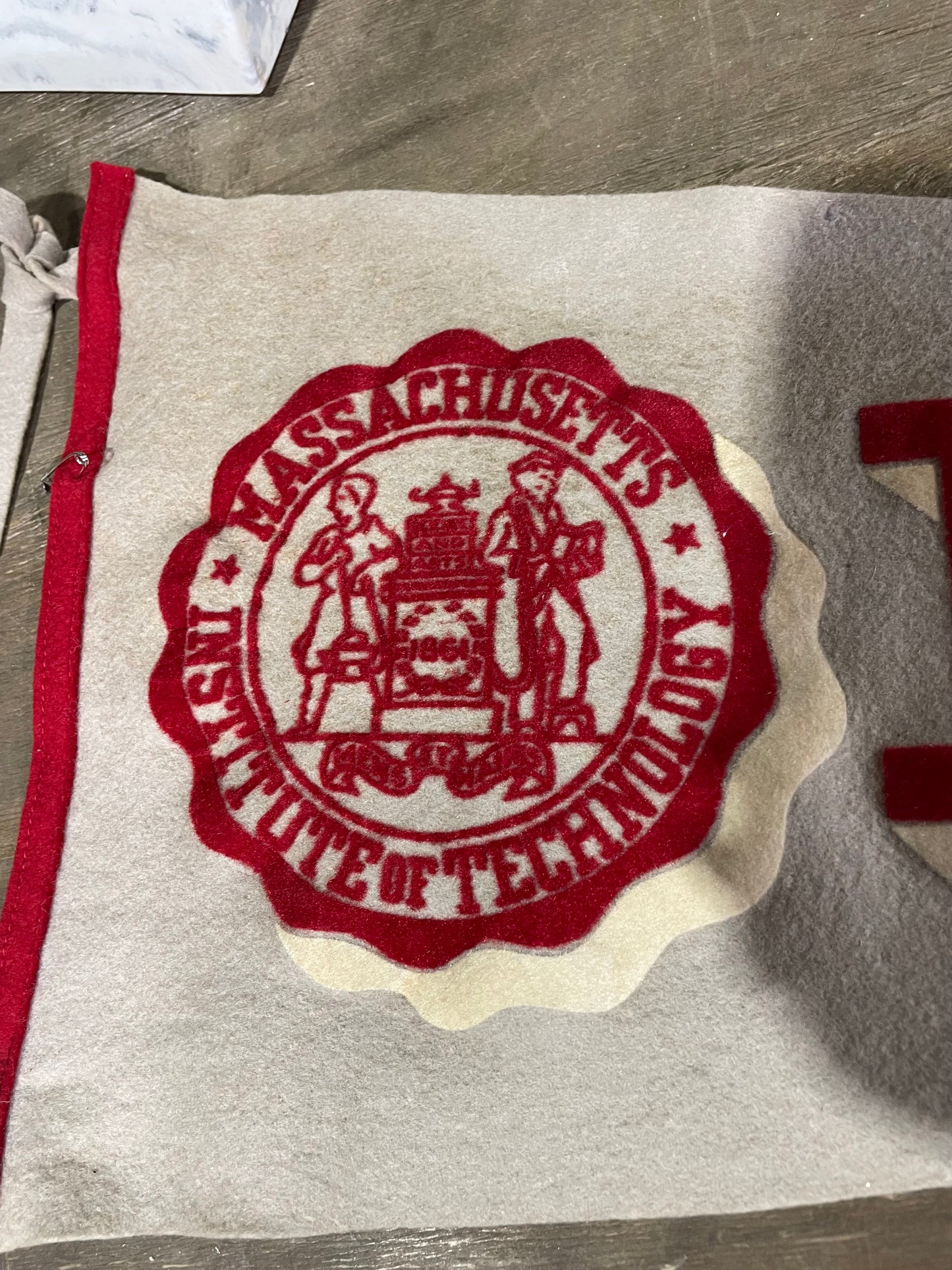 Vintage MIT wool pennant