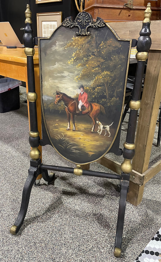 Horse & Hound Fire Screen