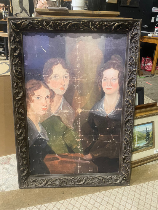 Framed Bronte Print on Canvas