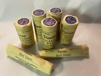 Collection of Vintage Unused Gauze