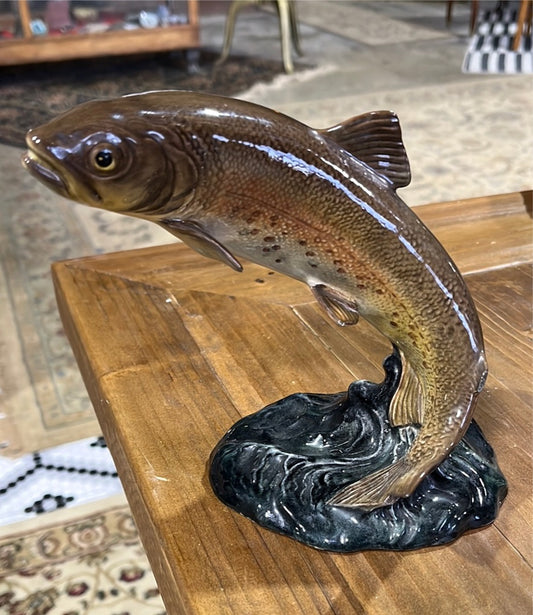 Beswick Trout Porcelain Statue #1032