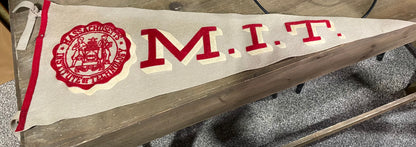 Vintage MIT wool pennant