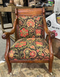 Antique Accent Chair, Reupholstered