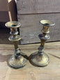 Pair of Antique Brass Candlesticks