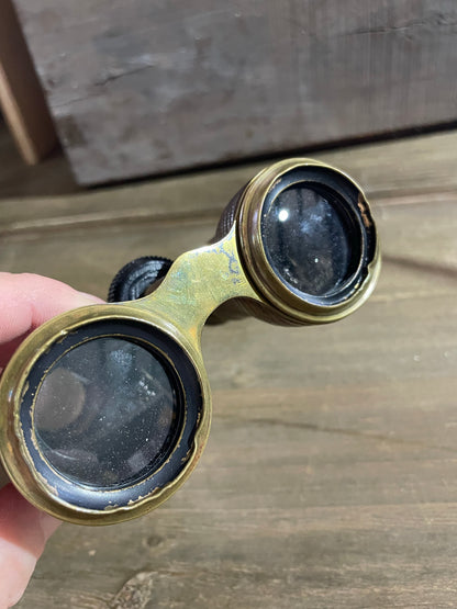 Antique French Leather Binoculars