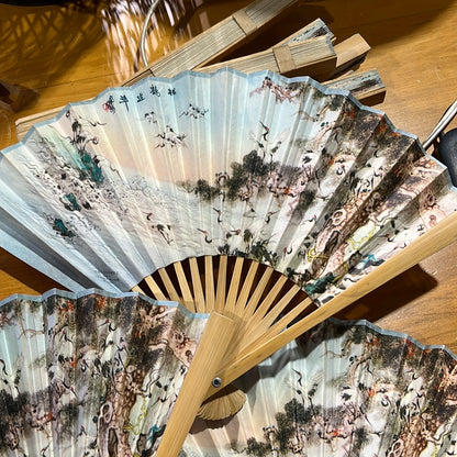 Vintage Chinese Paper Fan