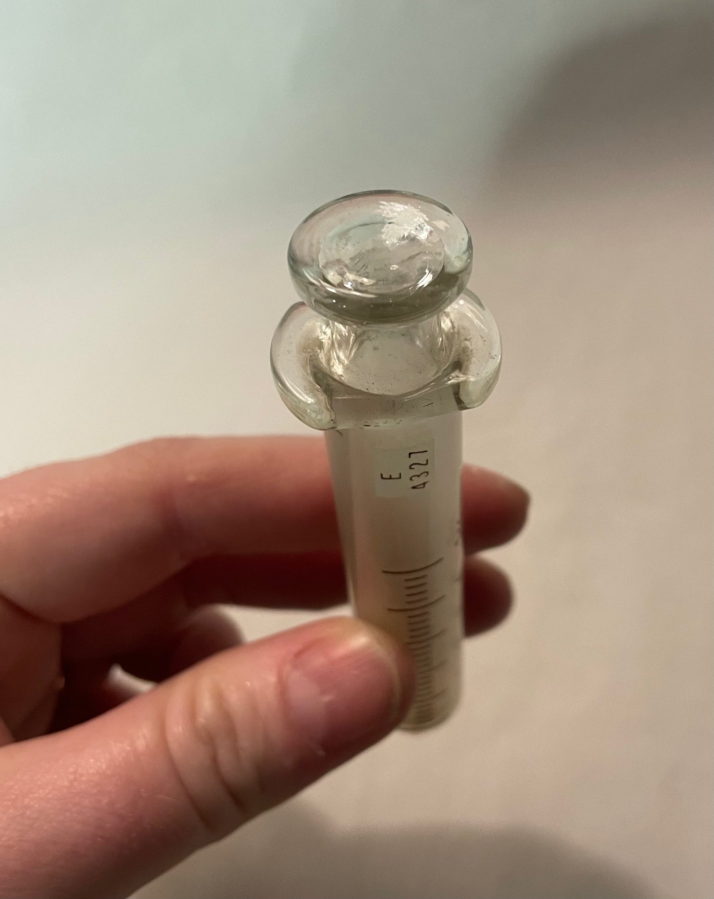 Vintage B-D 5cc Glass Syringe