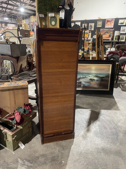 1900 Globe Tambour Door File Cabinet