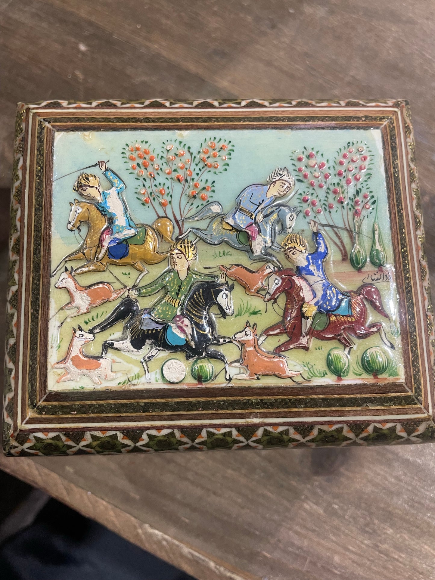 Inlaid Antique Box, Northern Ireland