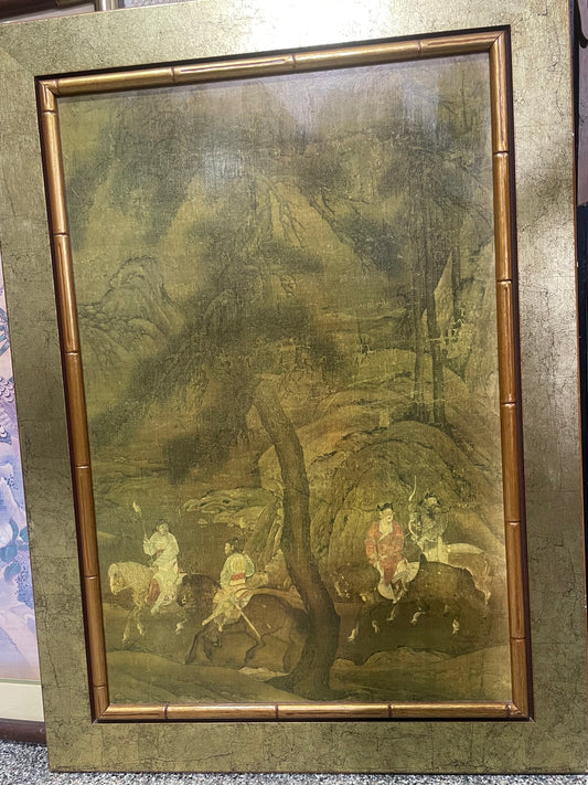 1950s Chinese Print, The Tribute Horse