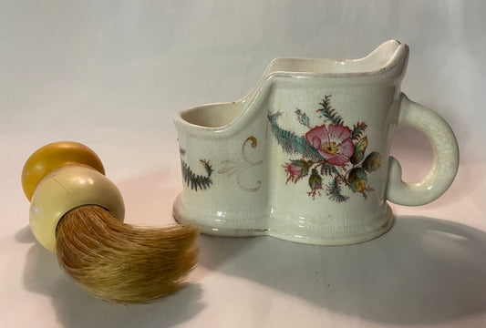 1877 Smith Bro's Shaving Mug & Brush