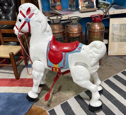 1950s Mobo Metal Ride-On Rocking Horse