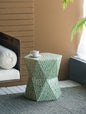 The Garland Capiz Accent Stool/Table