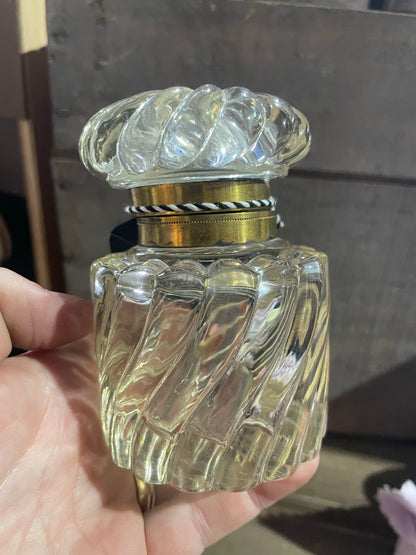Art Deco Inkwell, attributed to Baccarat