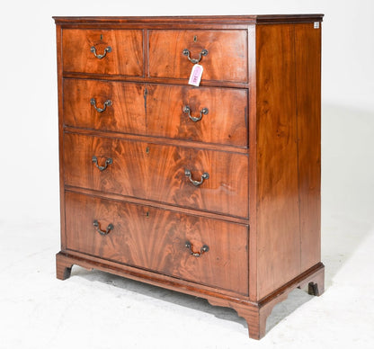 1890 British Mahogany Secretary Chest