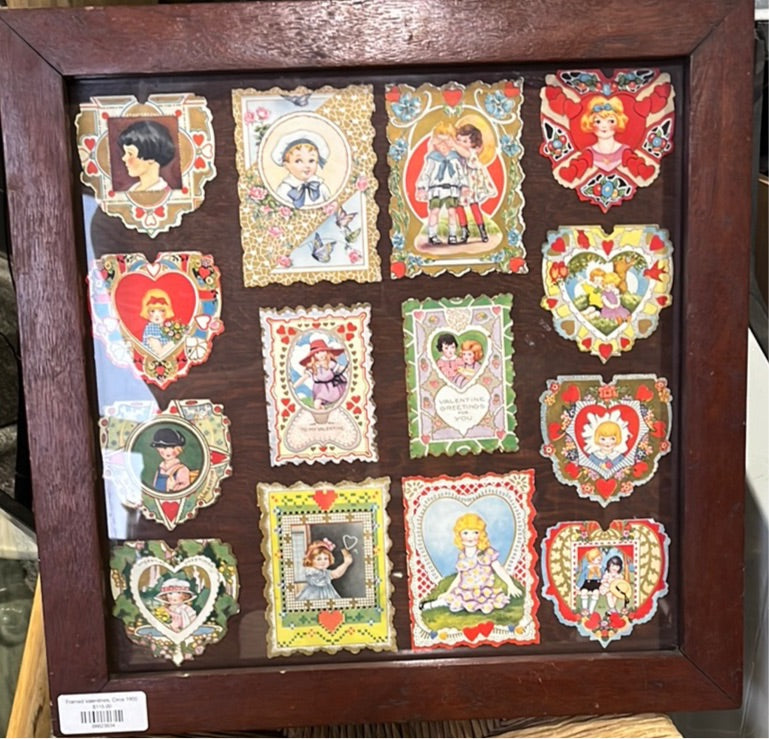 Framed Valentines, Circa 1900