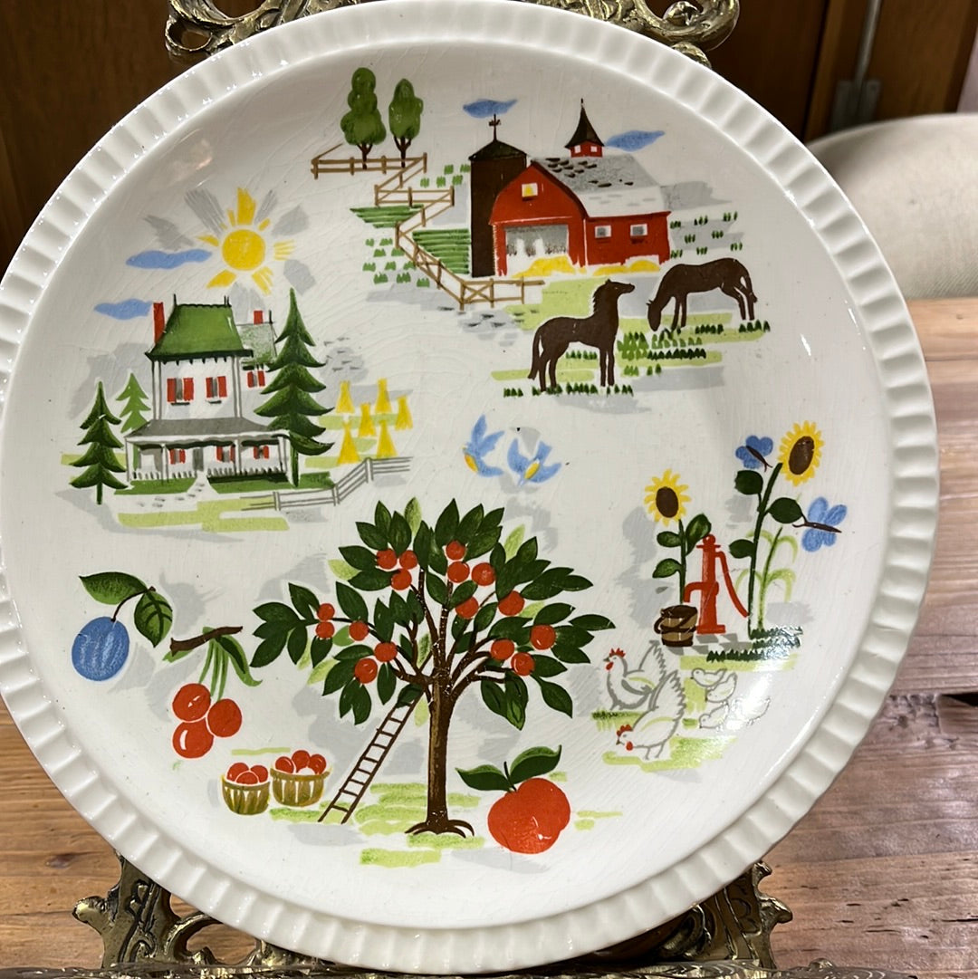 Farmer in the Dell Plate