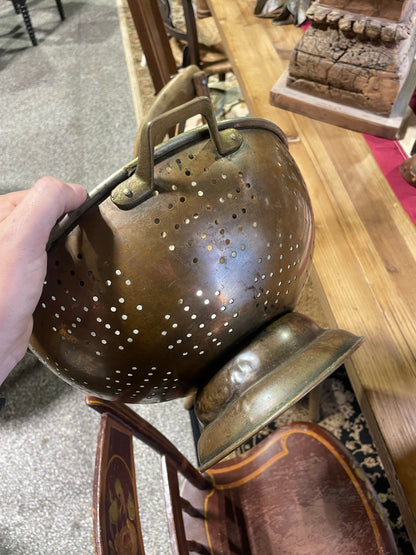 Large Vintage Copper Colander