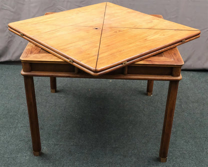 Henredon Oak Flip Top Table NY