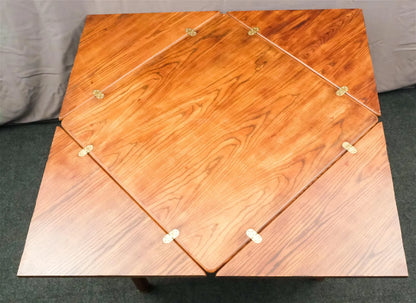 Henredon Oak Flip Top Table NY