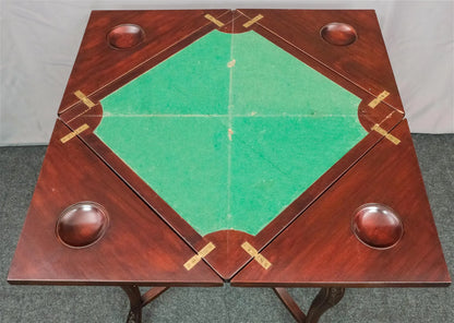 Late 19th C. Folding Envelope Games Table