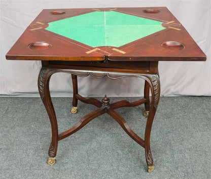 Late 19th C. Folding Envelope Games Table