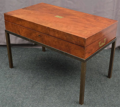 19th C. Campaign/Gun Case Table, English