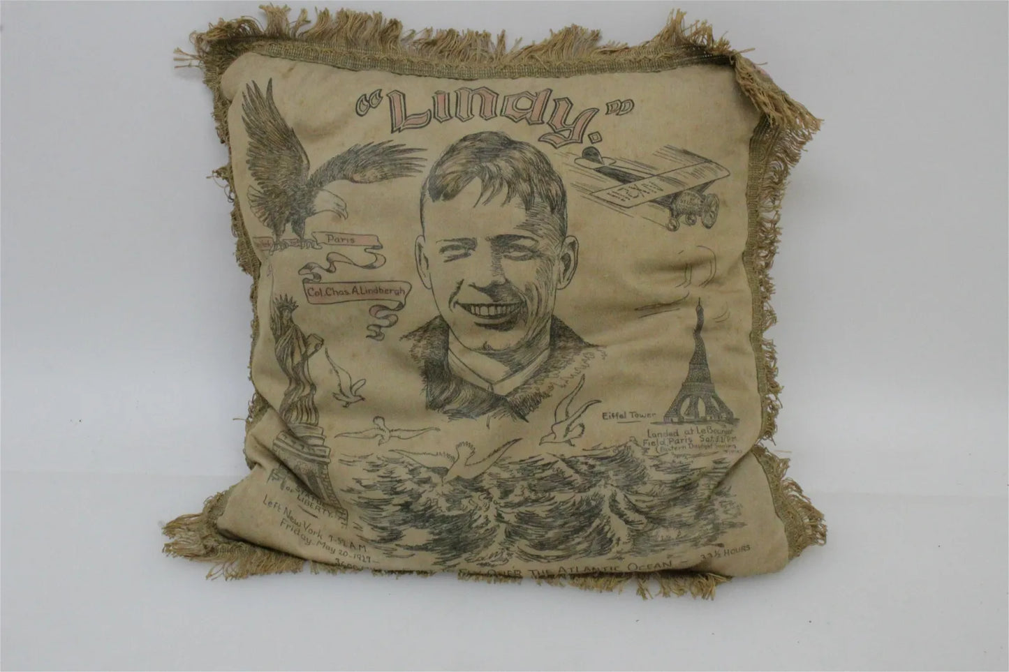 1920s Lindy Throw Pillow