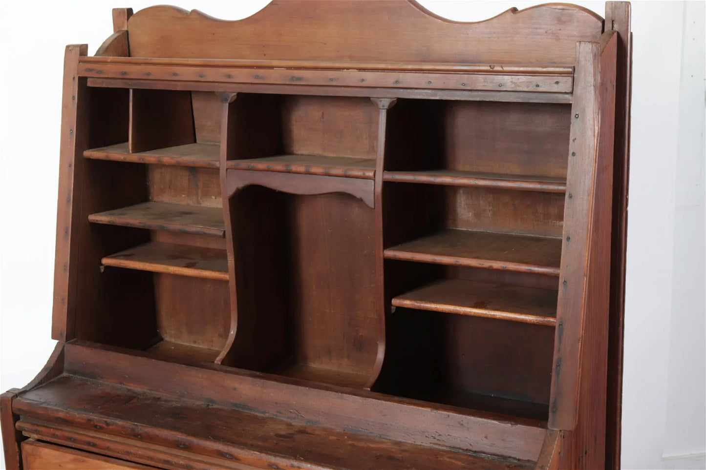 Country Pine Work Chest, 19th C. American