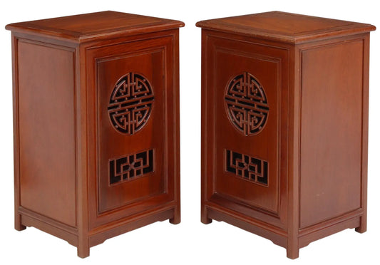 Chinese Shou Pedestal Stand (each)