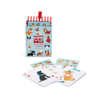 Holiday Puppies Playing Cards