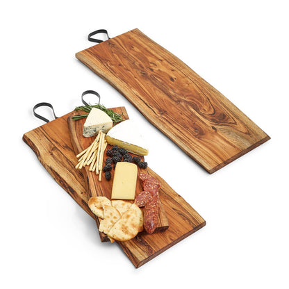 Serving Boards with Iron Handles