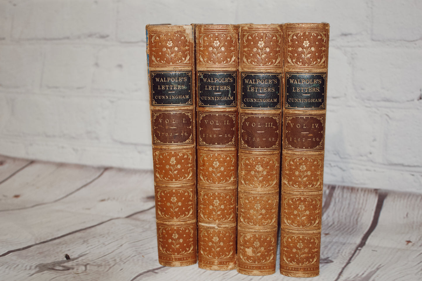 1857 Walpole's Four Volume Book Set