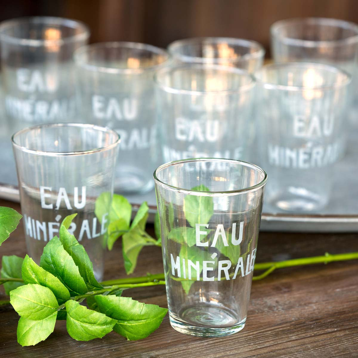 Eau Minerale Glass