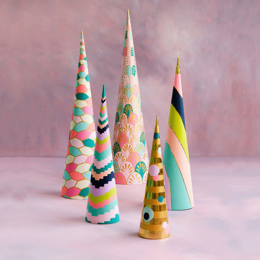 House of Glitter Cone Tree Set