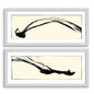 Black and Cream Pair of Art