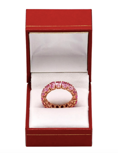 Pink Sapphire Band, 11 ct.