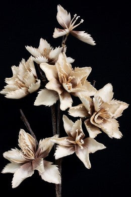 Small Beige Bloom Foam Flower 47"