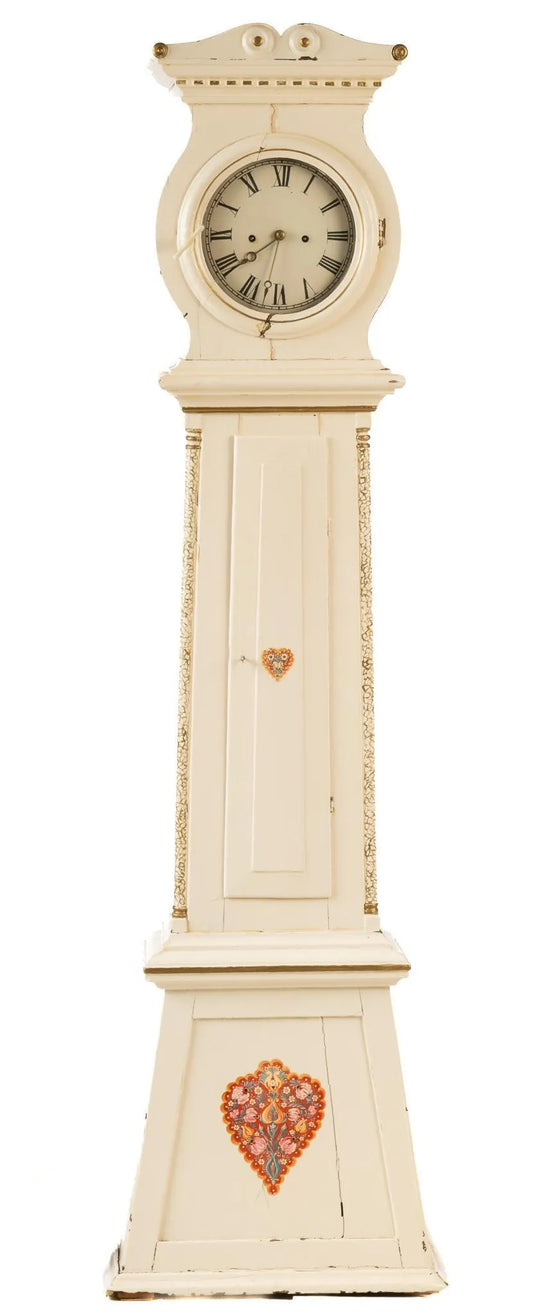 Painted Tall Case Clock