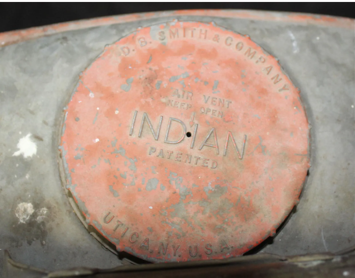 1957 Indian Backpack Fire Extinguisher