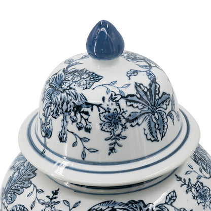 Porcelain Chinoiserie Ginger Jar