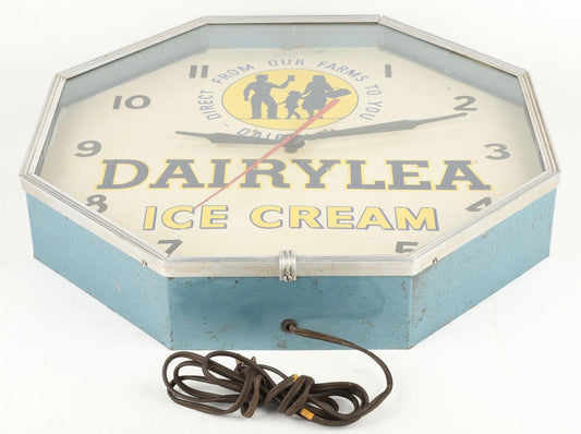 1940s Dairylea Ice Cream Clock